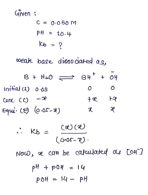 kb nh3|How To Calculate The pH Of Ammonia Water Using KB